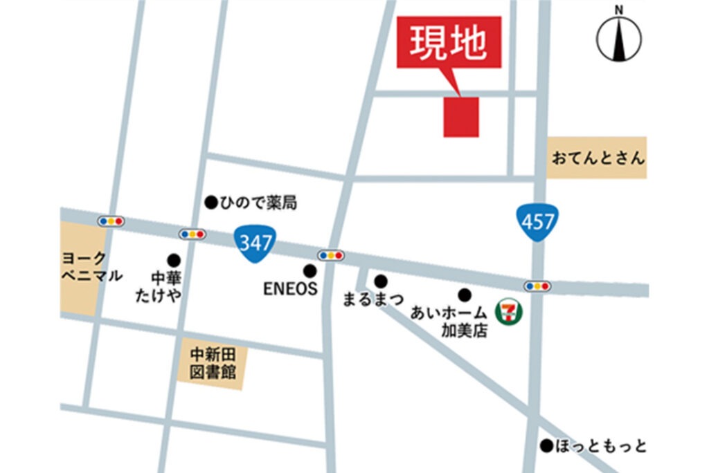 城生字金成 周辺マップ